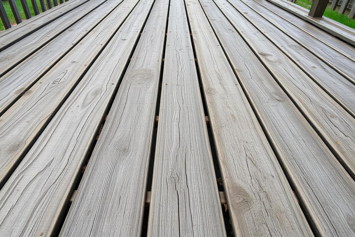 Deck before restoration